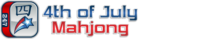 4th of July Mahjong title image
